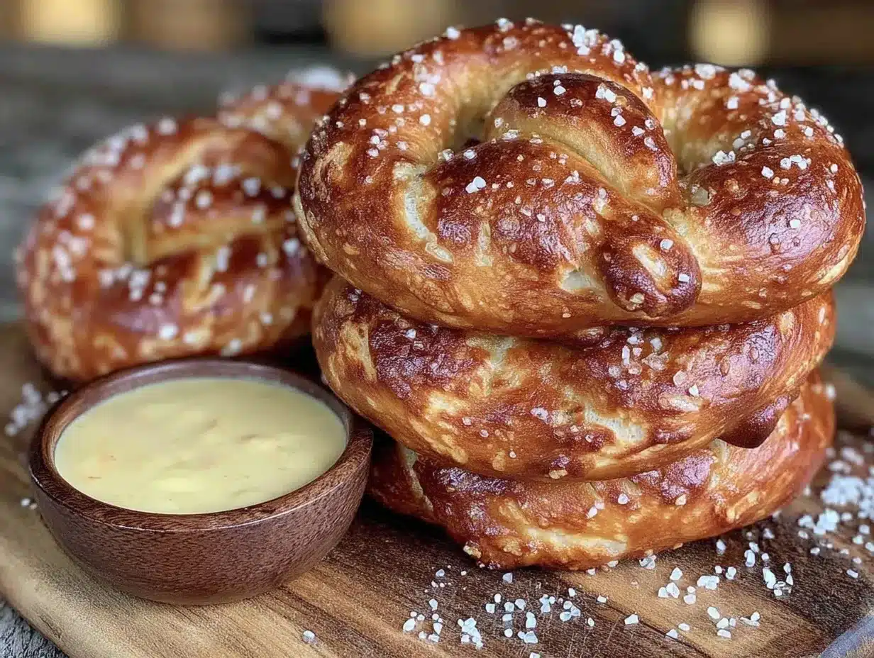 jumbo soft pretzels recipe preparation steps