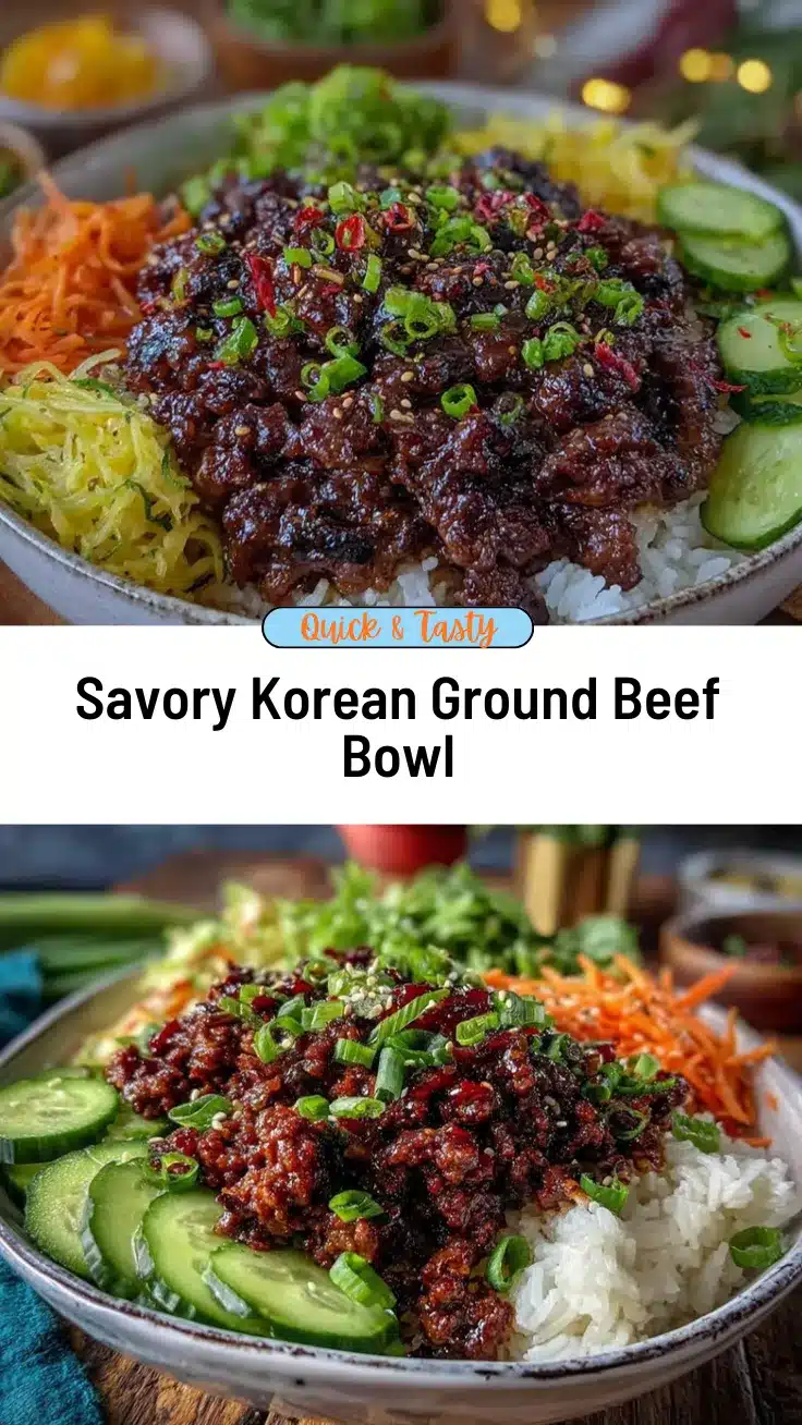 Korean ground beef bowl recipe recipe