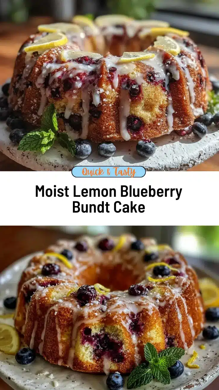 lemon blueberry bundt cake recipe