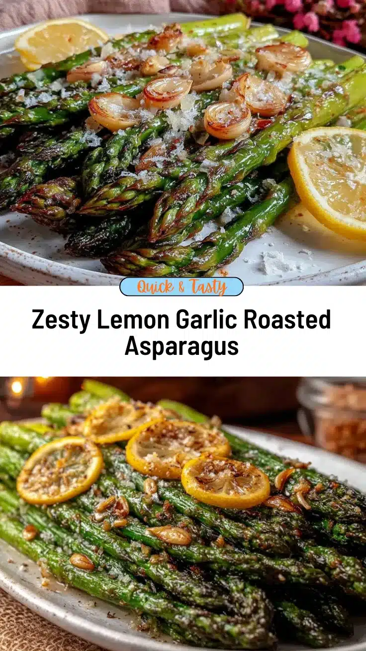 lemon garlic roasted asparagus recipe