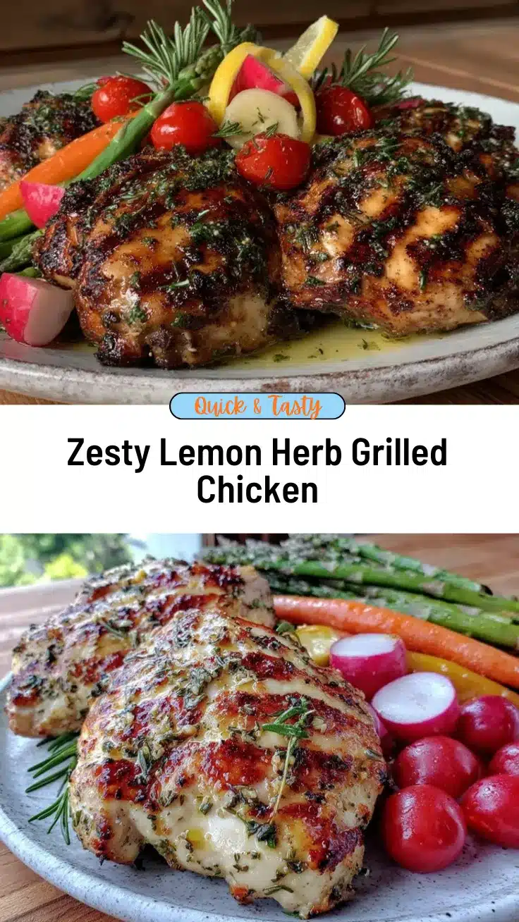 lemon herb grilled chicken recipe