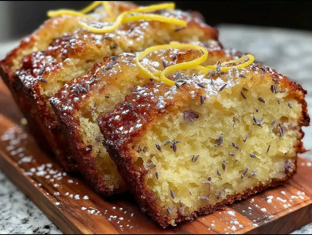 lemon lavender pound cake preparation steps