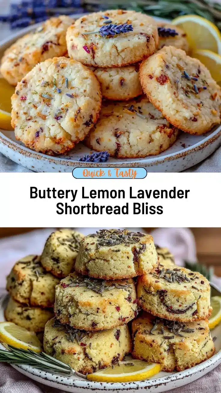 lemon lavender shortbread cookies recipe