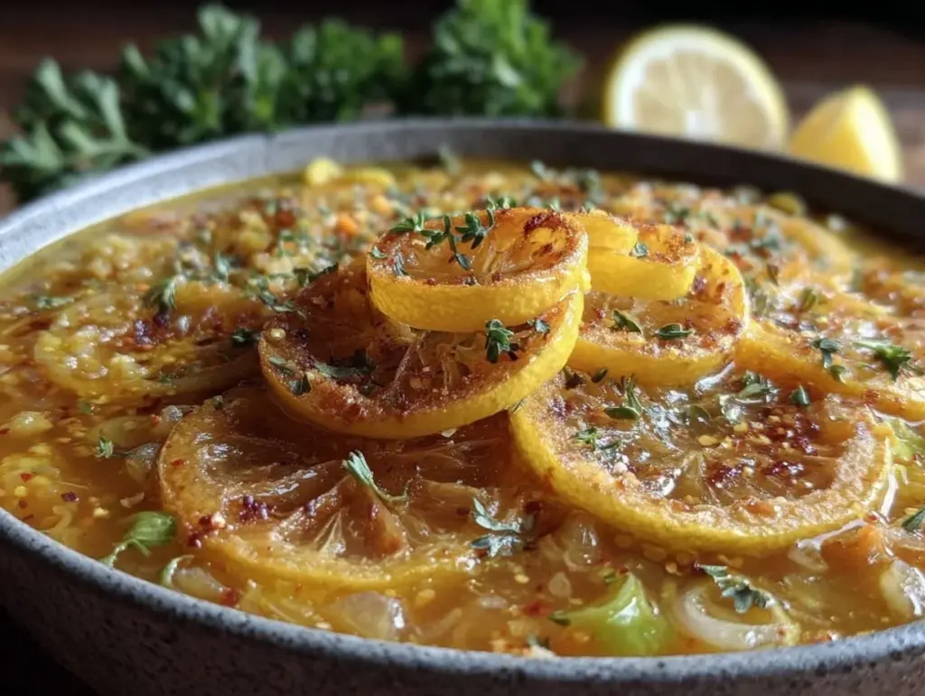 lemon turmeric immunity soup - featured image