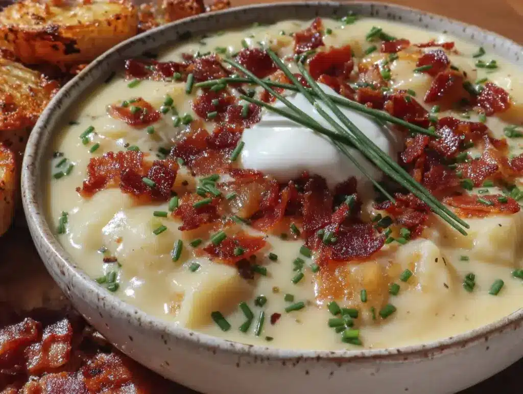 loaded baked potato soup - featured image