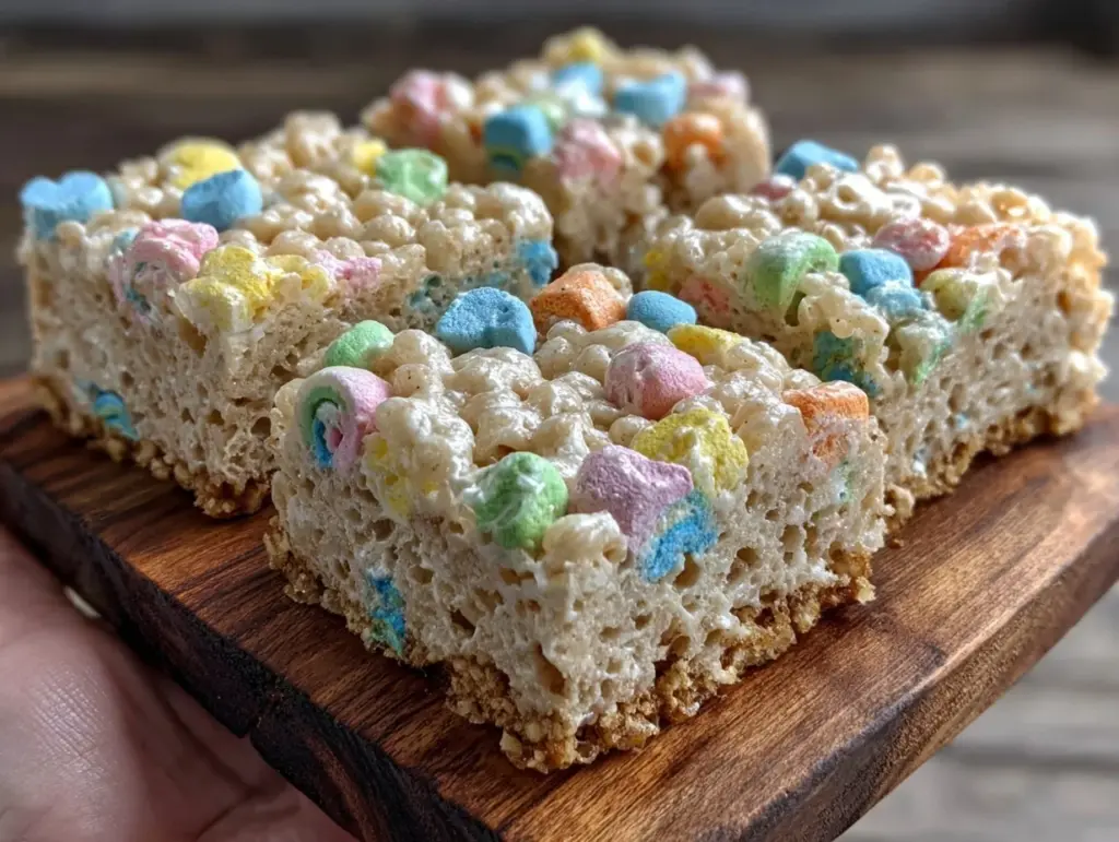 Lucky Charms Rice Krispie Treats - featured image