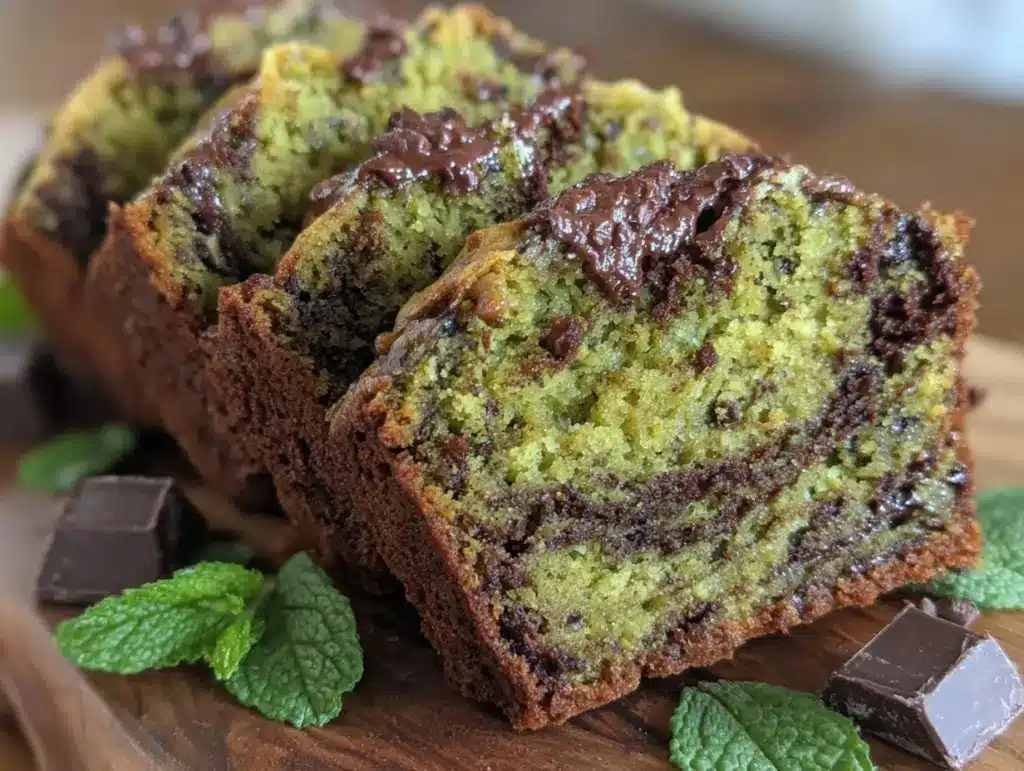 lucky green chocolate loaf - featured image