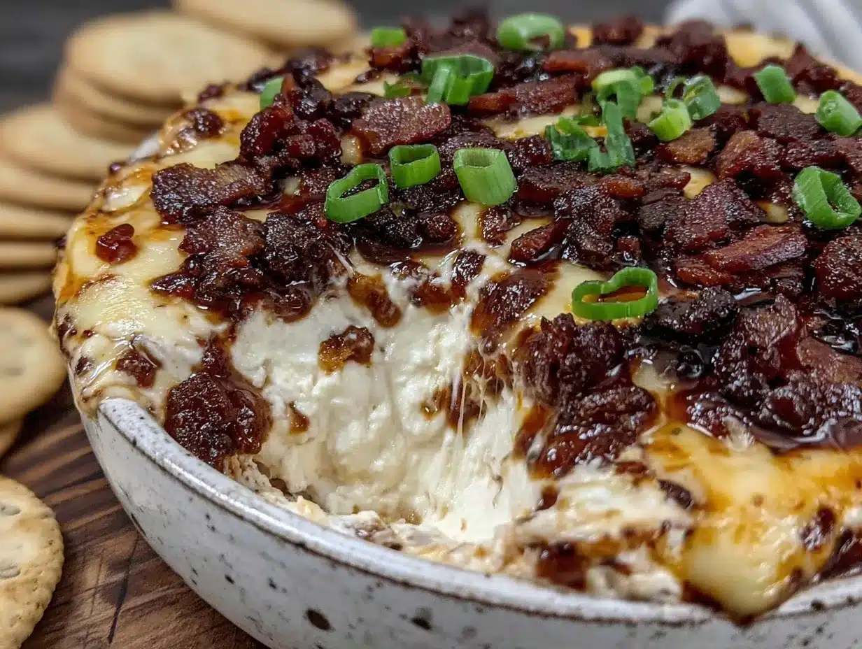 million dollar dip with bacon and green onions preparation steps