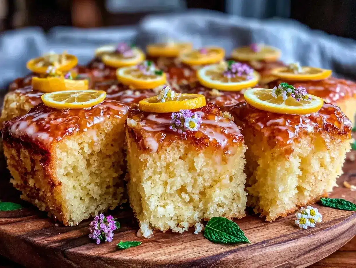mimosa bar sheet cake preparation steps