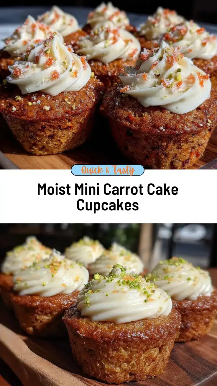 mini carrot cake cupcakes recipe