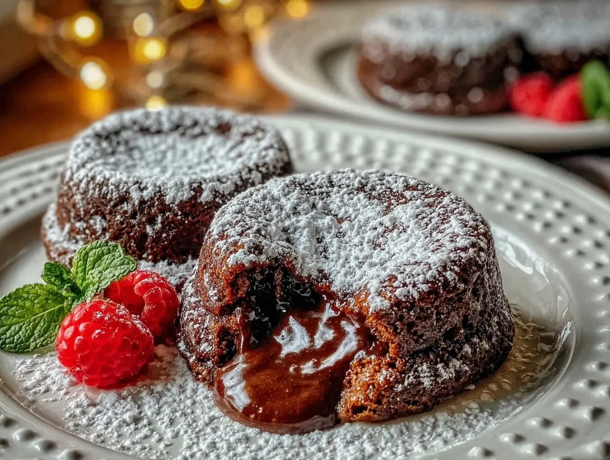 molten chocolate lava cakes preparation steps