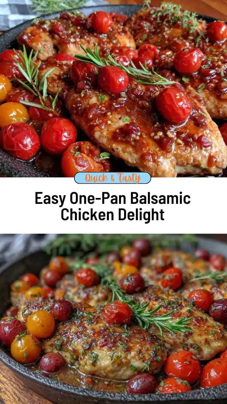 one-pan balsamic chicken recipe