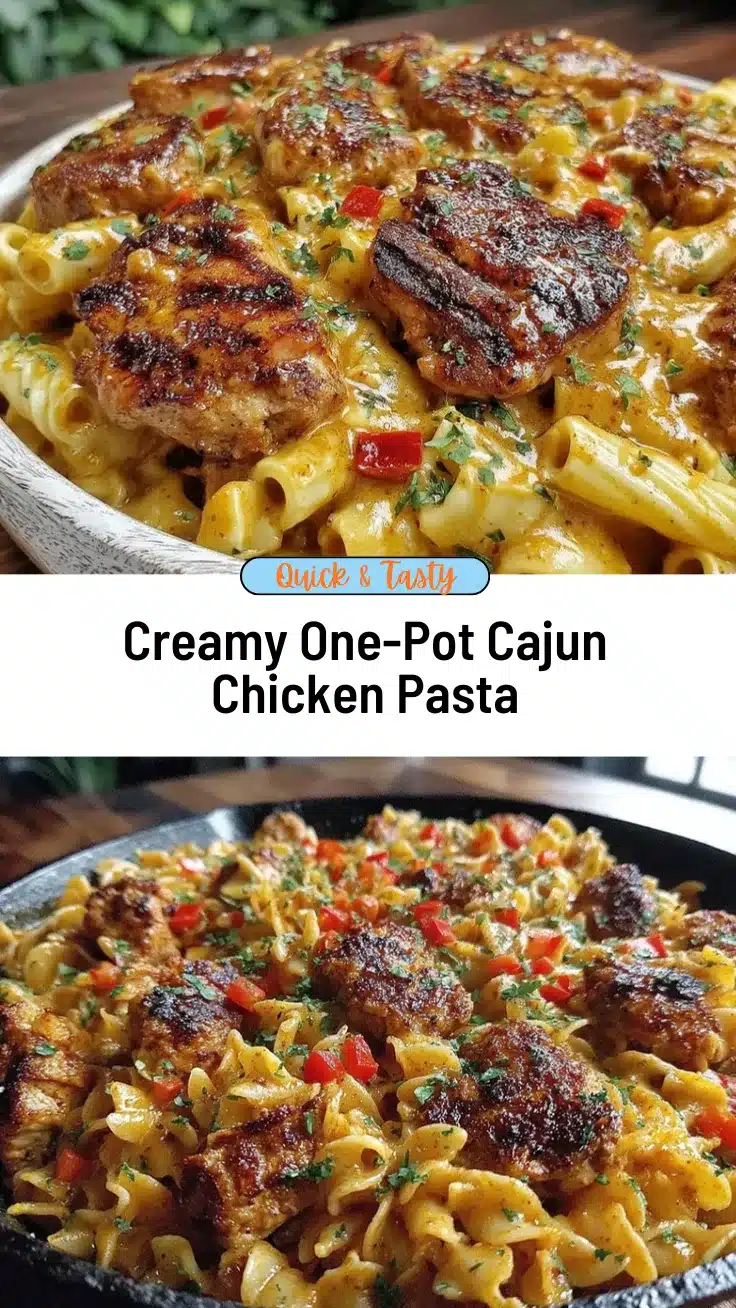 one-pot cajun chicken pasta recipe