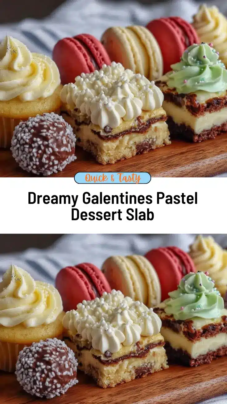 pastel dessert charcuterie slab recipe