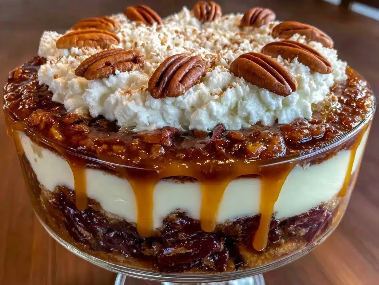 pecan pie cheesecake trifle preparation steps
