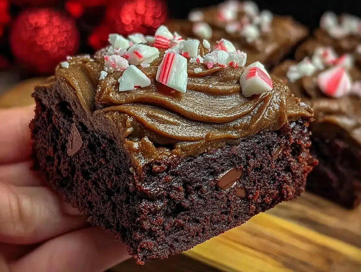 peppermint brownies preparation steps