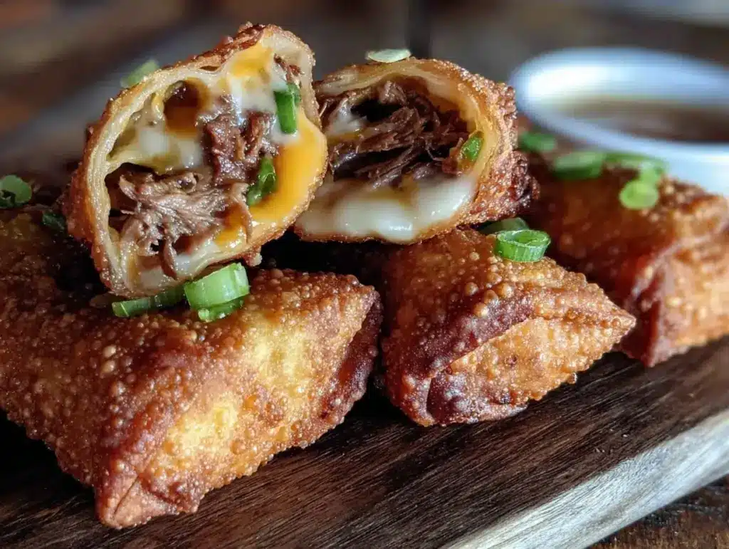 Philly cheesesteak egg rolls - featured image