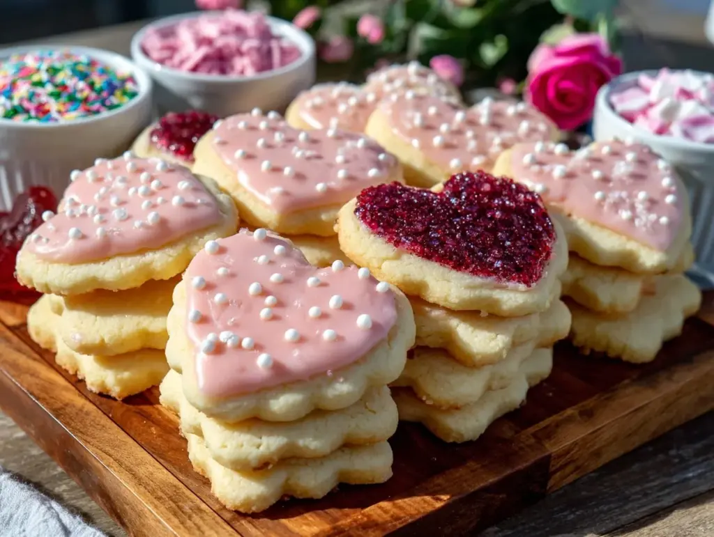 pink sugar cookie cutout board - featured image