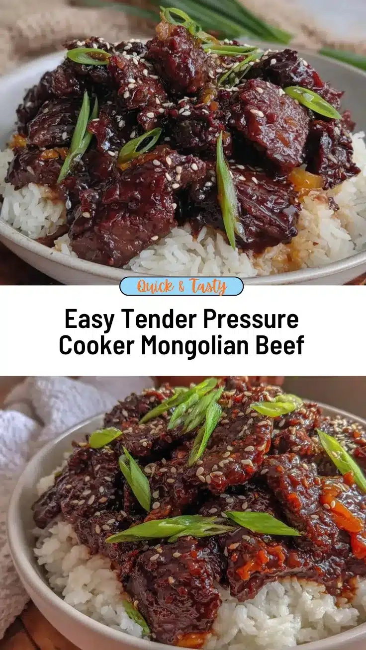 pressure cooker mongolian beef recipe