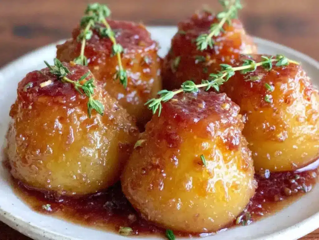 prosecco poached pears - featured image