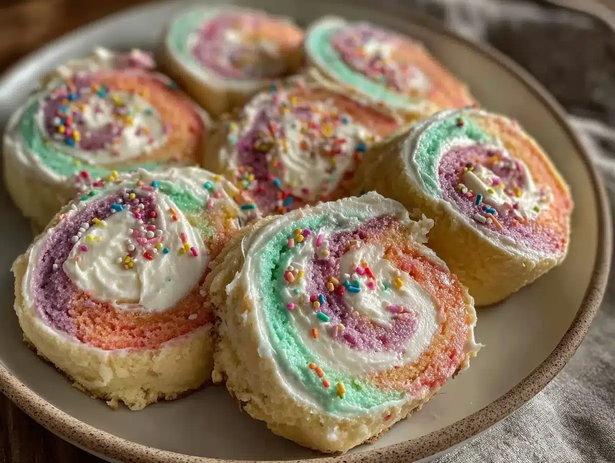 rainbow cream swirl rollups preparation steps