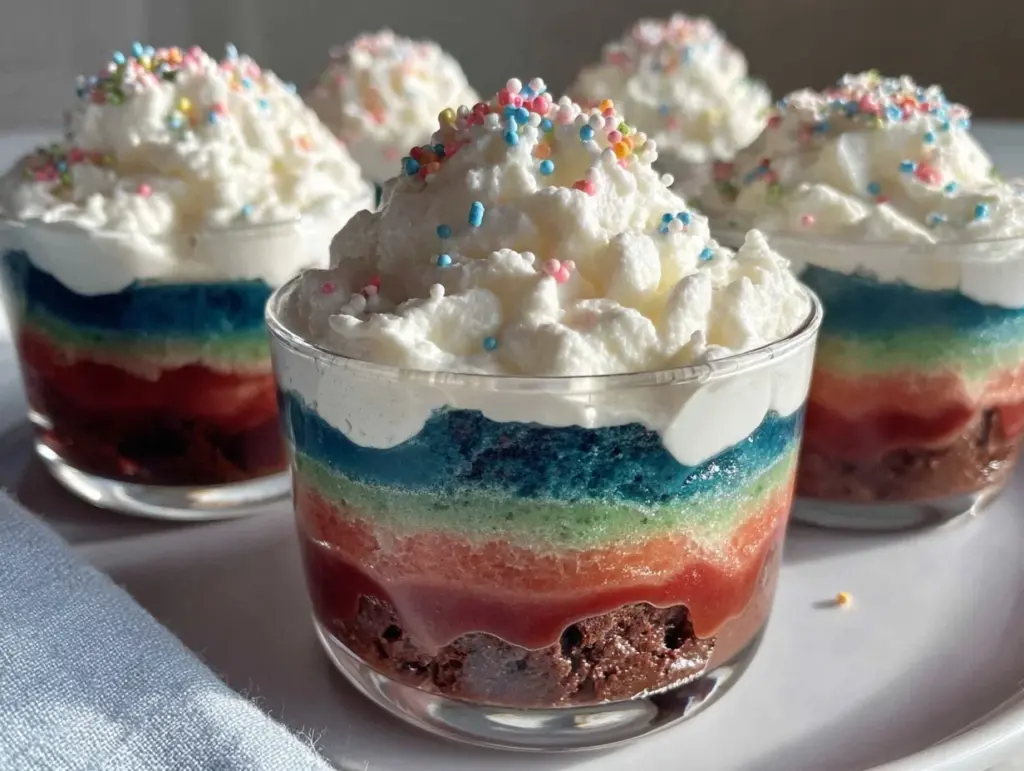 rainbow pudding cloud cups - featured image