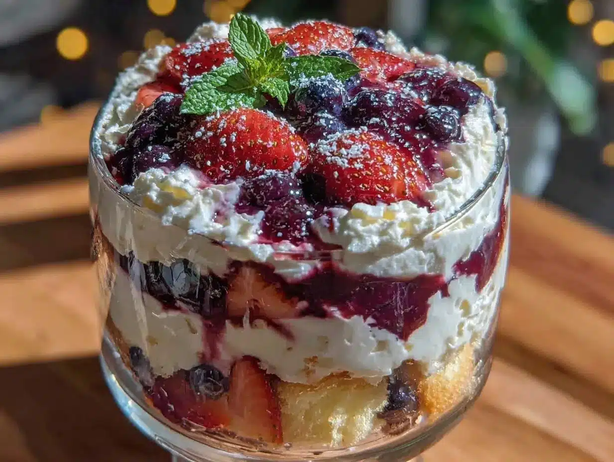 red white and blue trifle recipe preparation steps