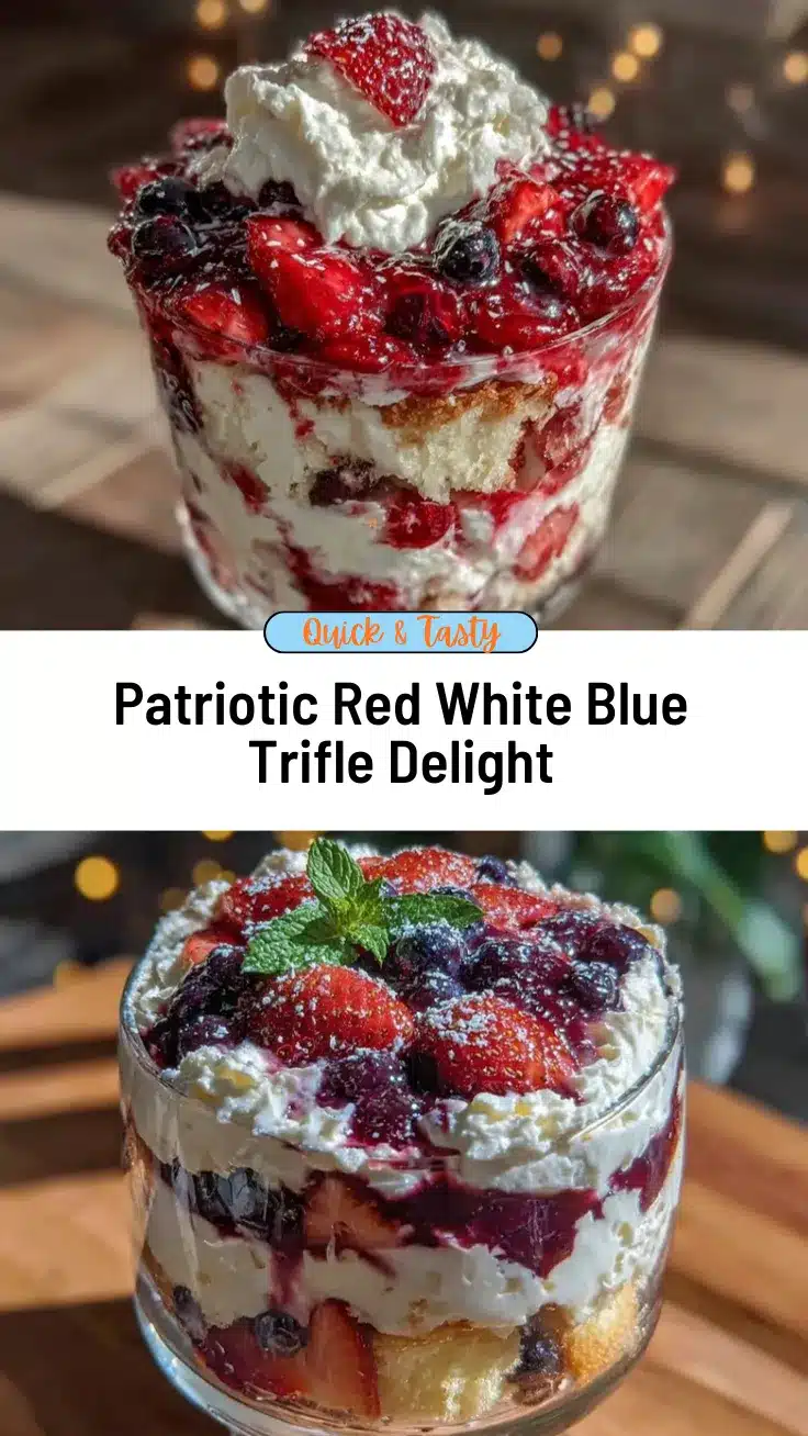 red white and blue trifle recipe recipe