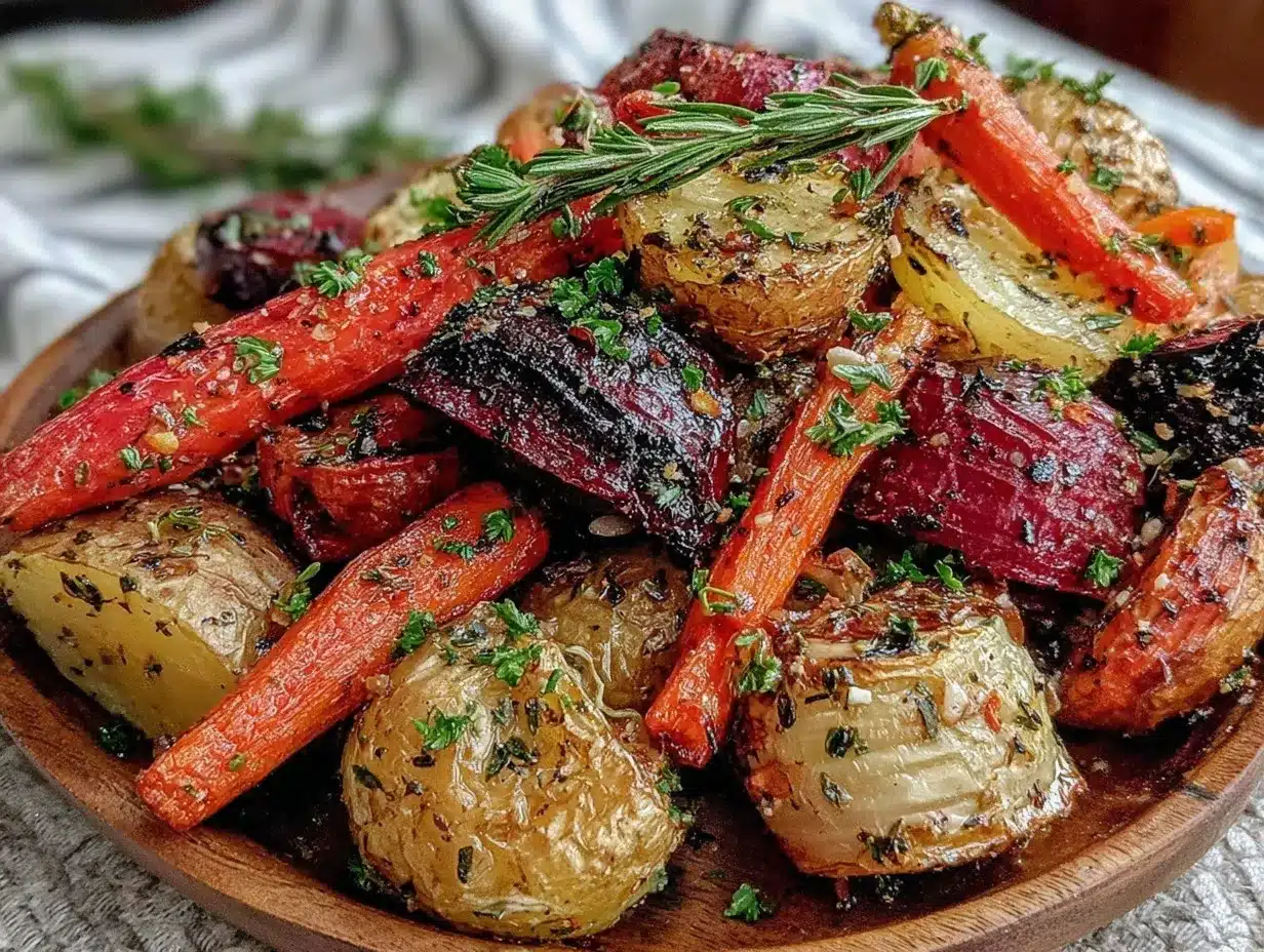 roasted root vegetable medley preparation steps