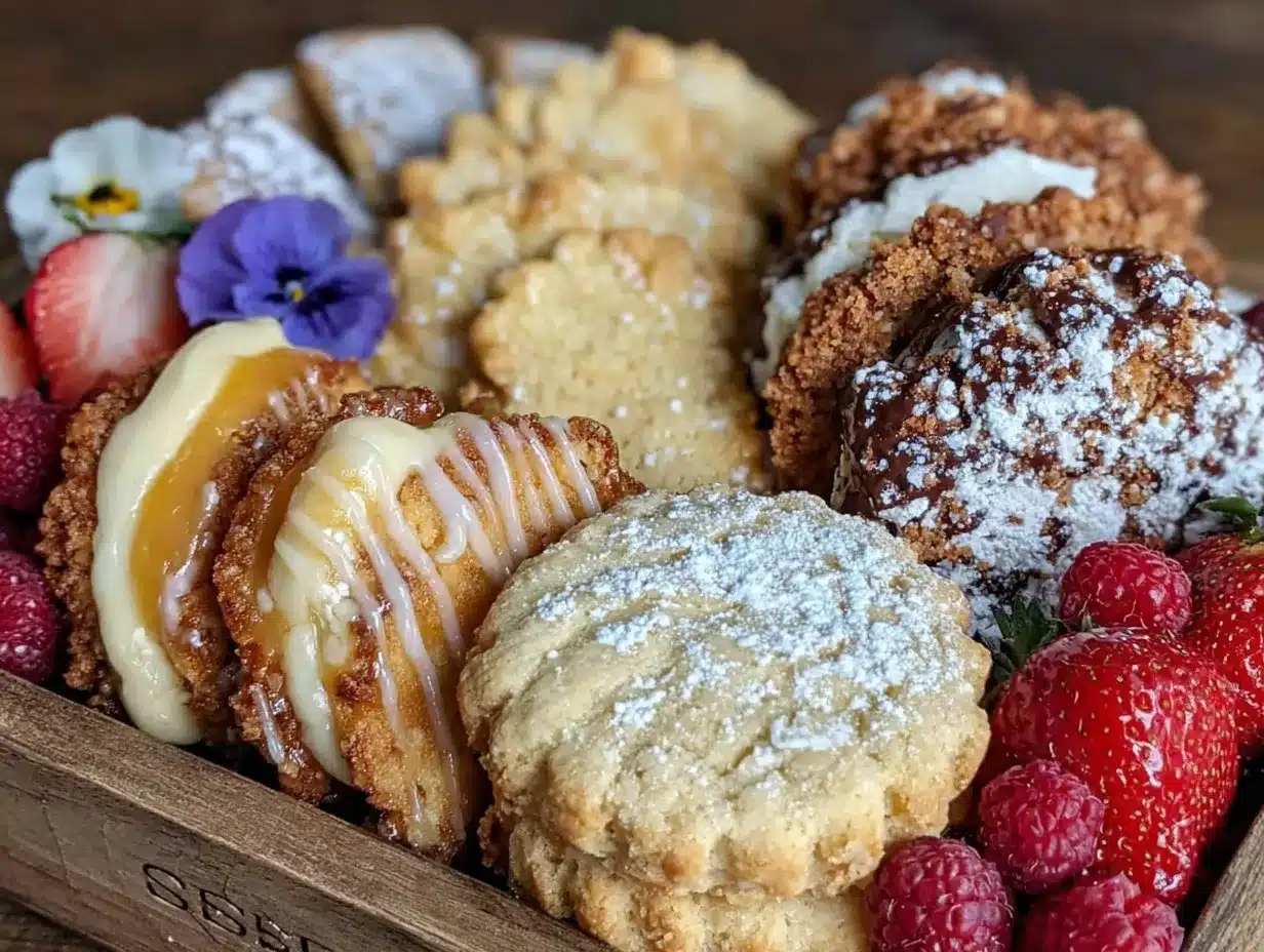 rosé cream cookie charcuterie board preparation steps