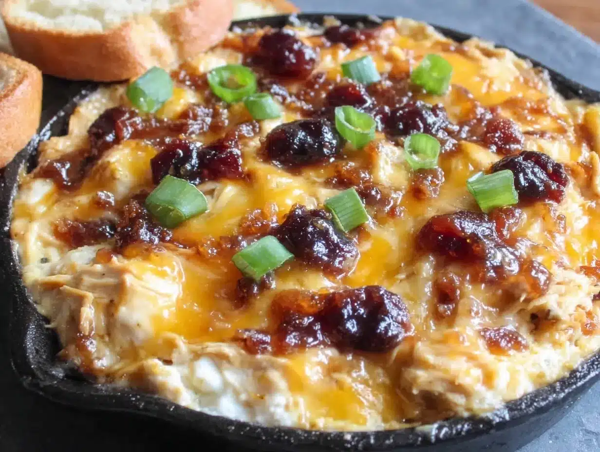 savory cheesy barbecue chicken dip preparation steps