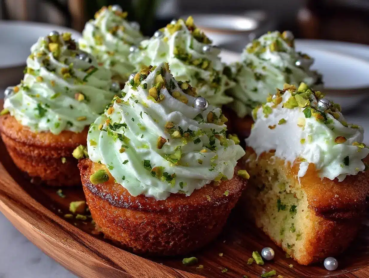 shamrock cream cheese cupcakes preparation steps