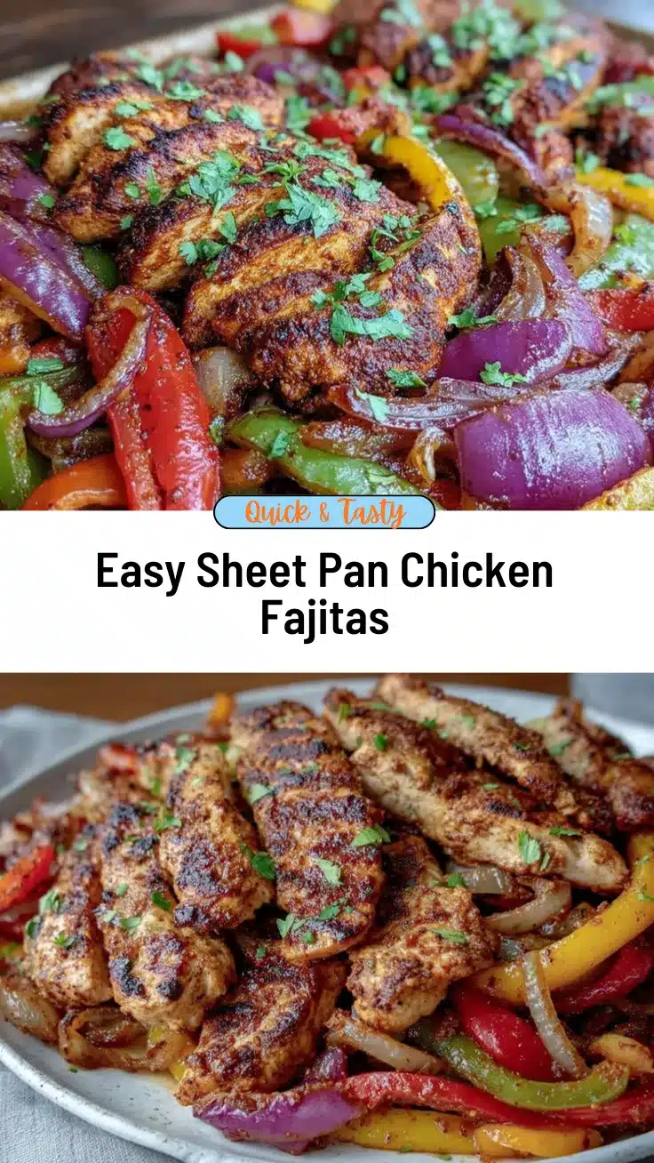 sheet pan chicken fajitas recipe