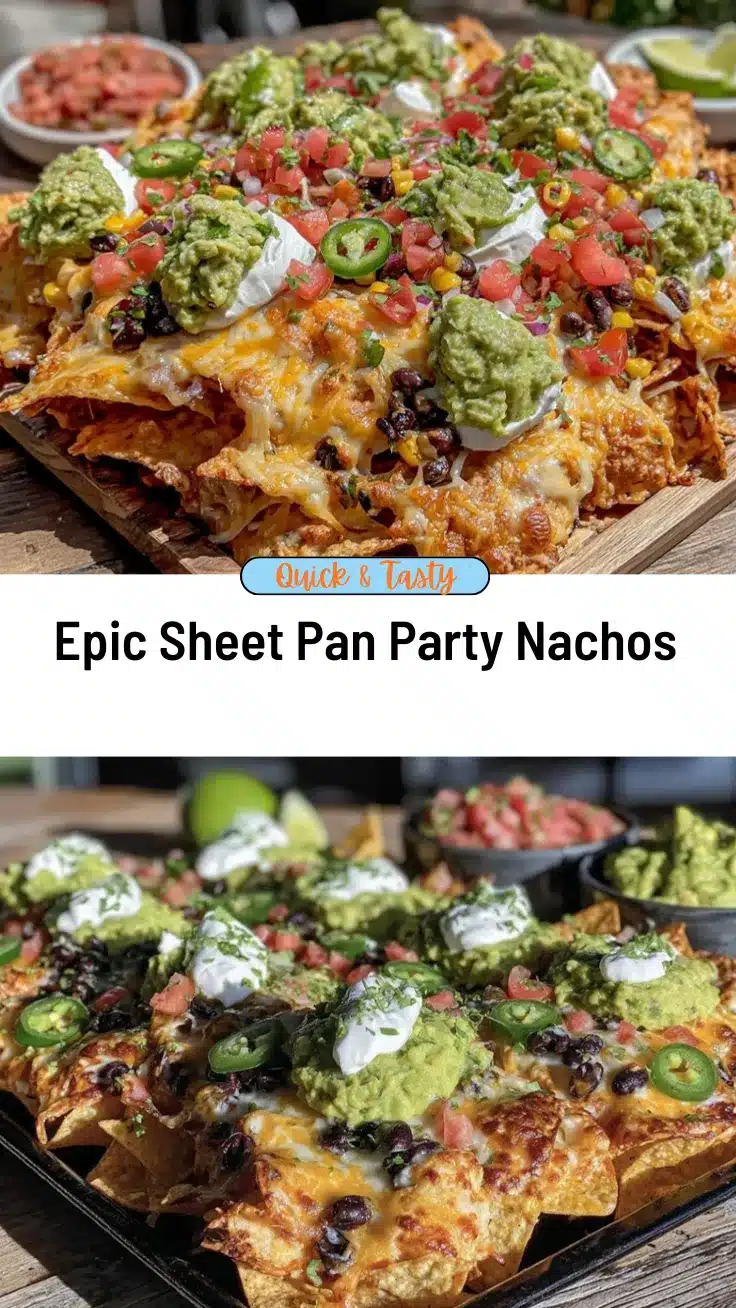 sheet pan party nachos recipe