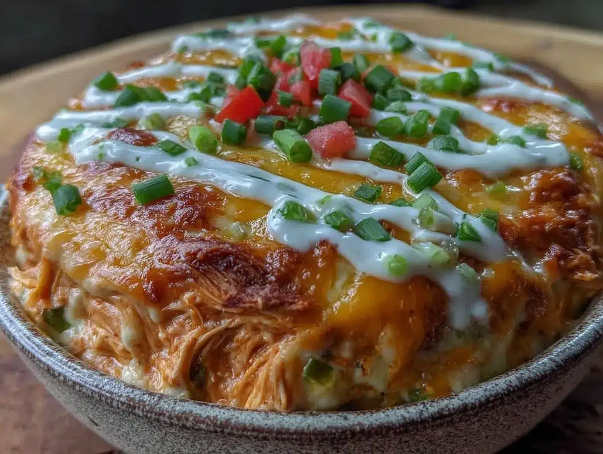 slow cooker buffalo chicken dip preparation steps