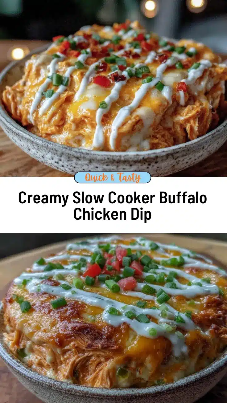 slow cooker buffalo chicken dip recipe