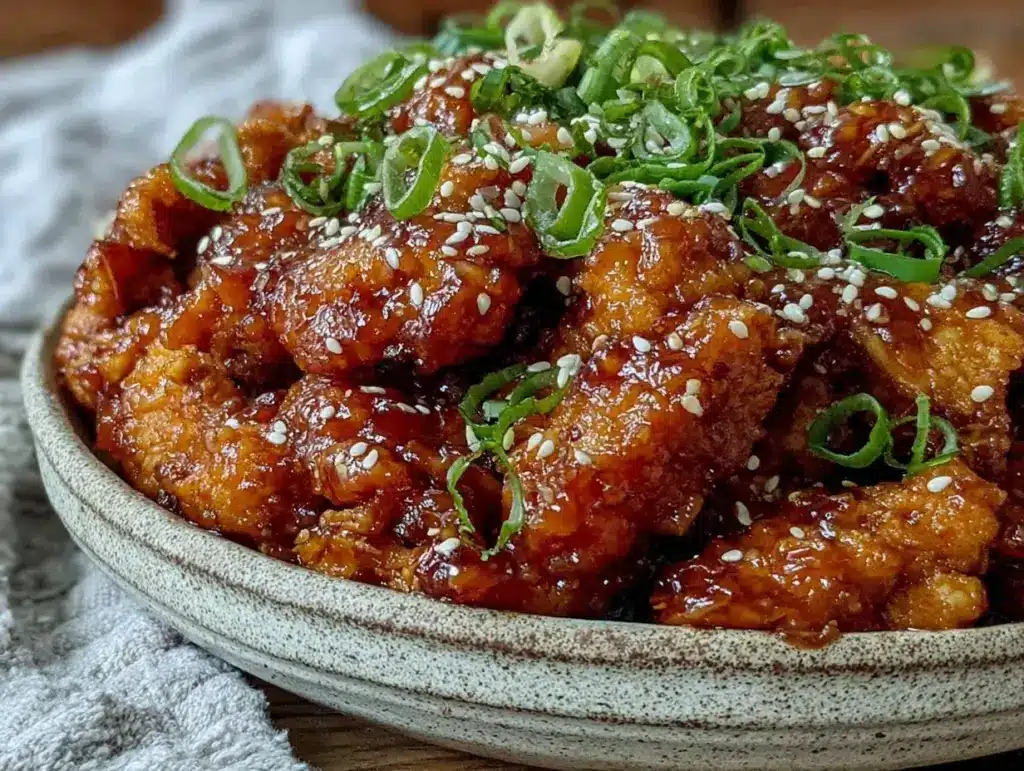 slow cooker honey garlic chicken - featured image