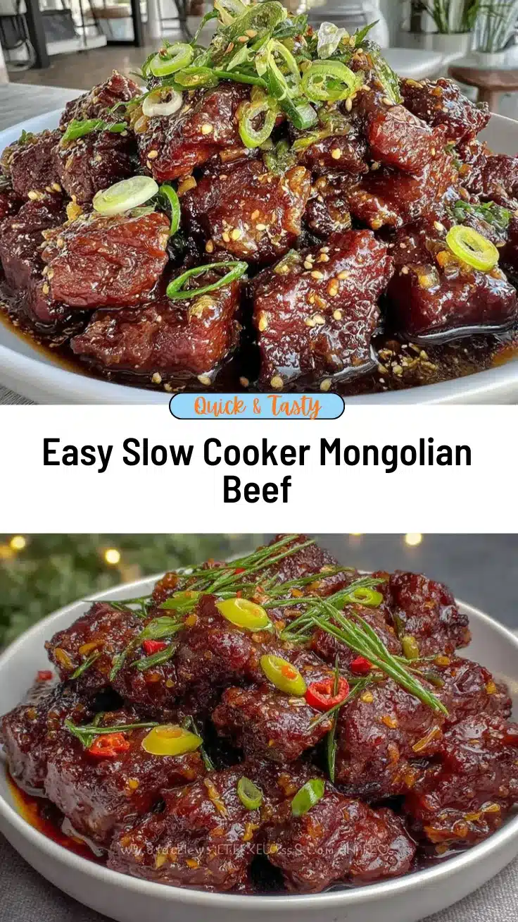 slow cooker mongolian beef recipe