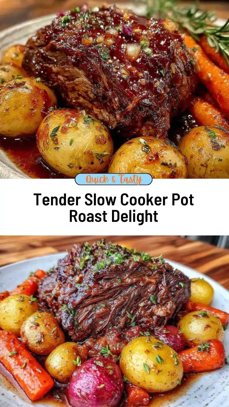 slow cooker pot roast with vegetables recipe