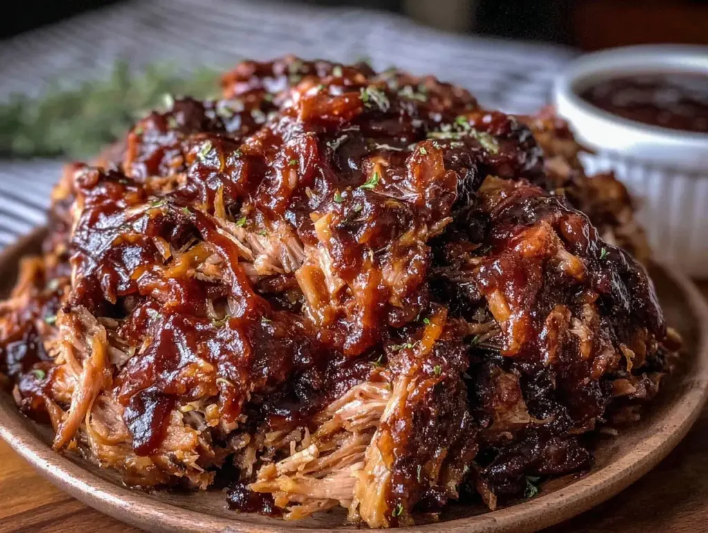 slow cooker pulled pork recipe - featured image