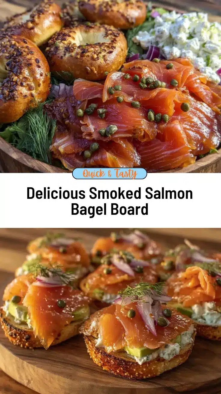 smoked salmon bagel board recipe