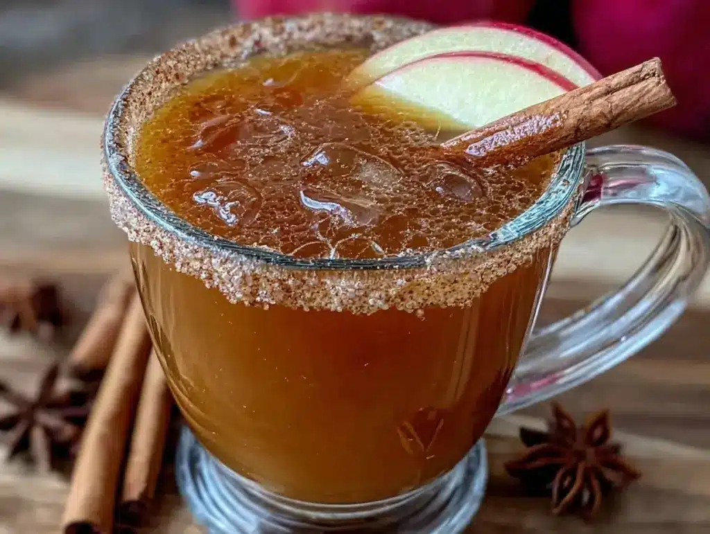 spiked apple cider recipe - featured image