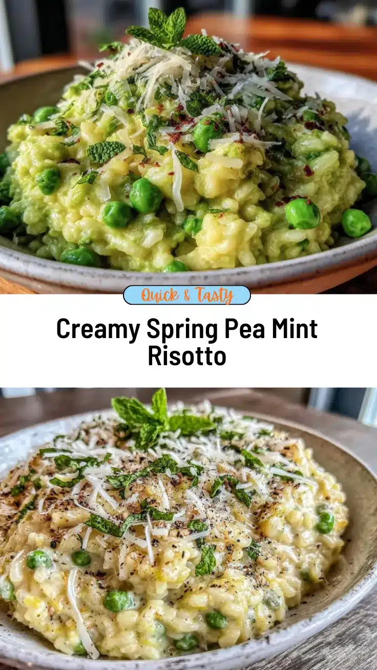 spring pea risotto recipe