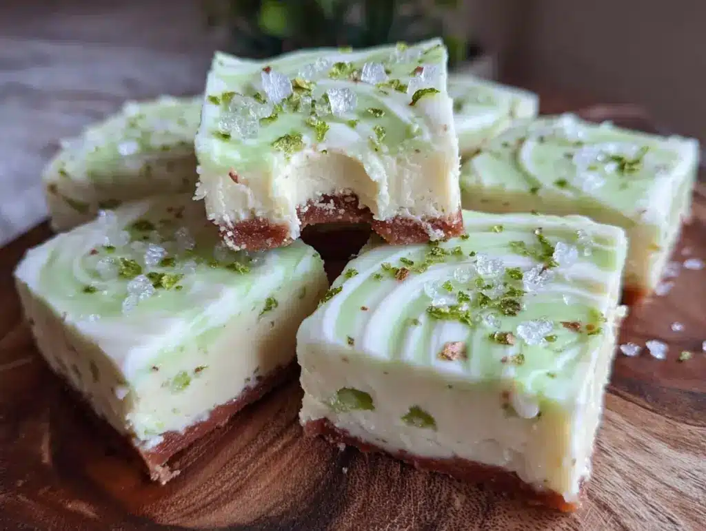 st patrick’s mint frosted white chocolate bars - featured image