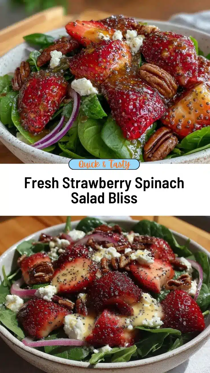strawberry spinach salad recipe