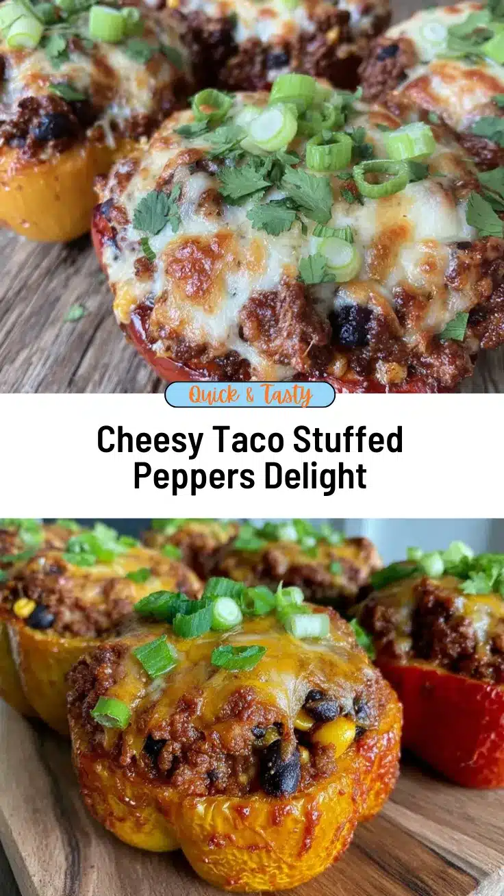 taco stuffed peppers with cheese recipe