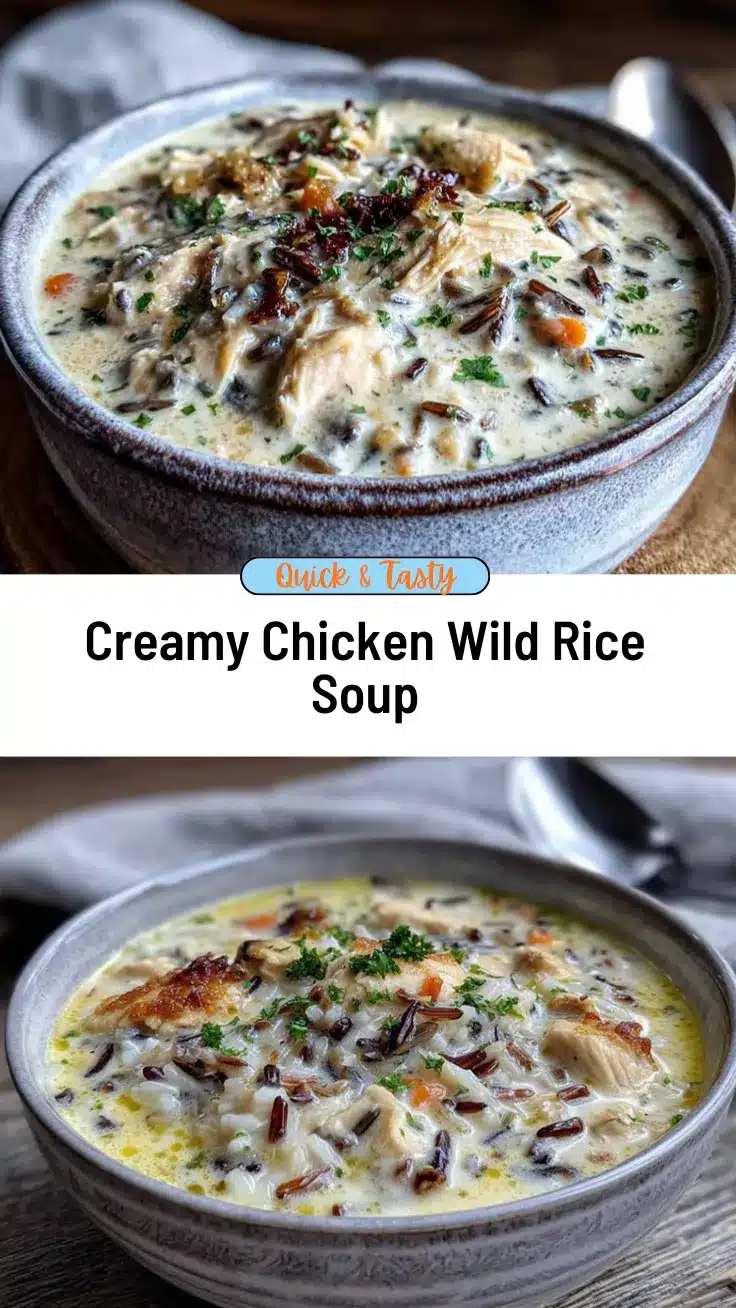 ultra creamy chicken and wild rice soup recipe