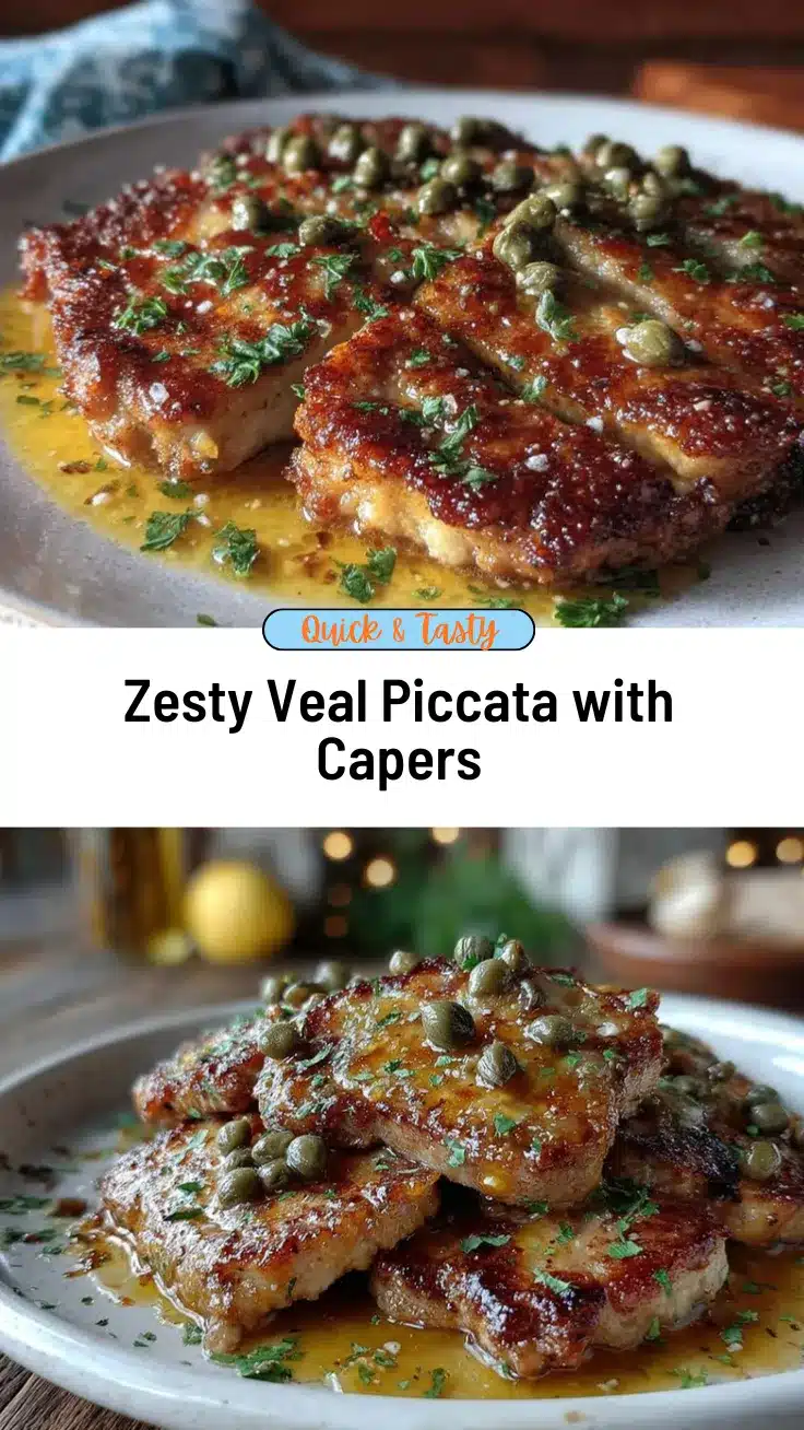 zesty veal piccata recipe