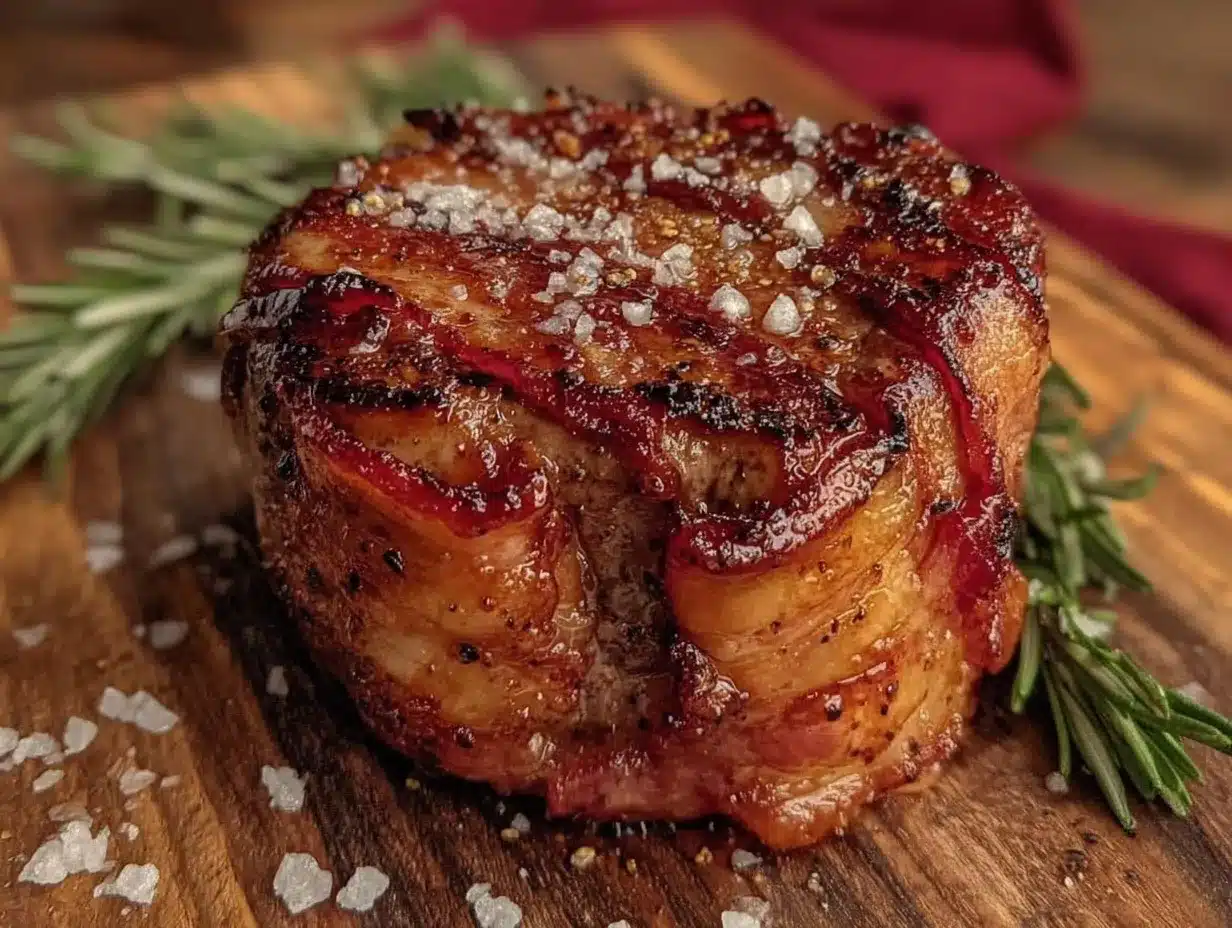 bacon-wrapped filet mignon preparation steps