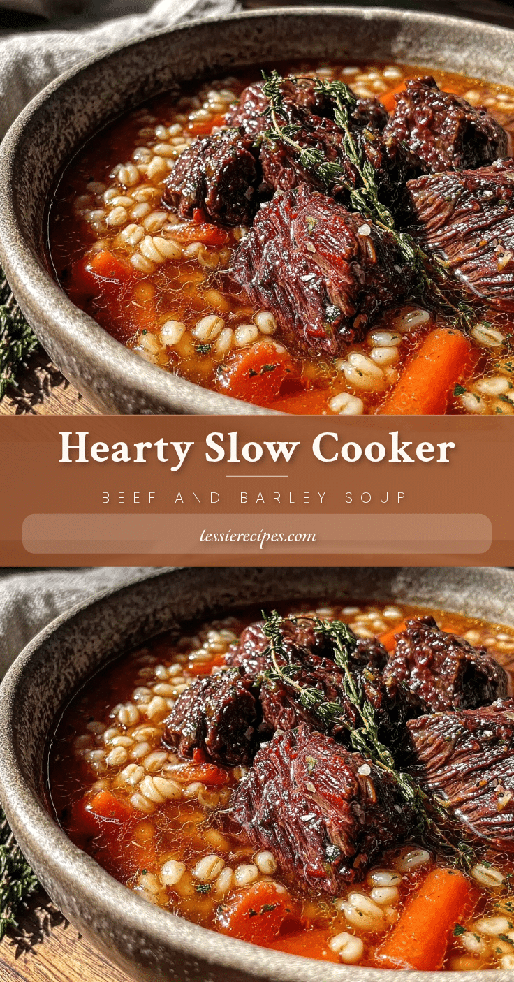 beef and barley soup recipe